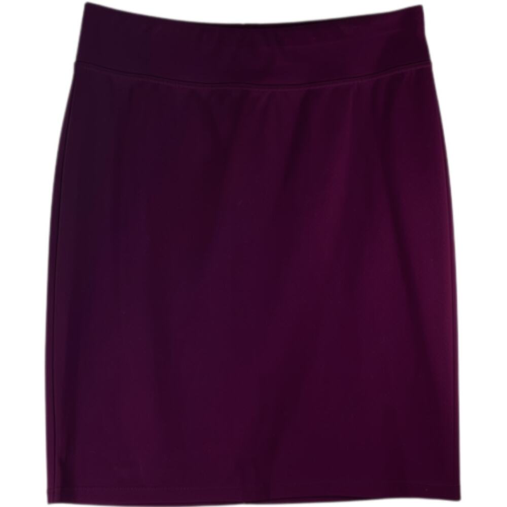 Style & Co Stretch Plum Purple Pencil Skirt Size M